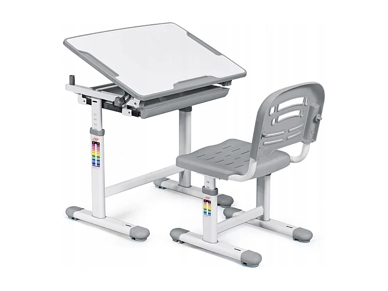 Neigbares Kinderschreibtisch Schreibtisch Jugendschreibtisch-Grau