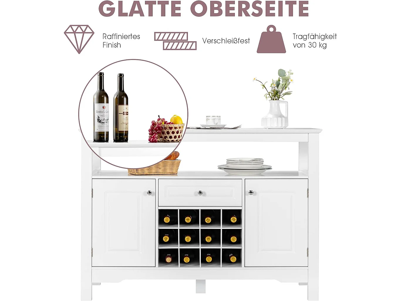 Sideboard Küchenschrank TI77237