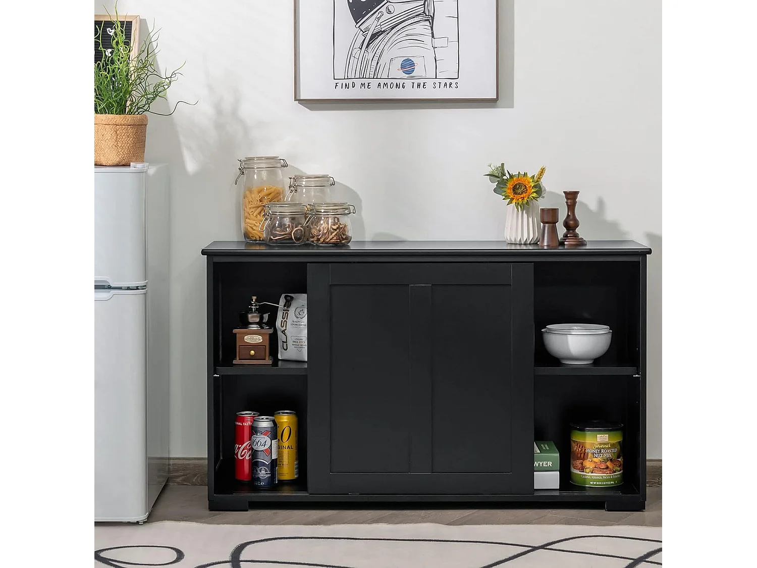 Sideboard, Küchenschrank Beistellschrank TI75080