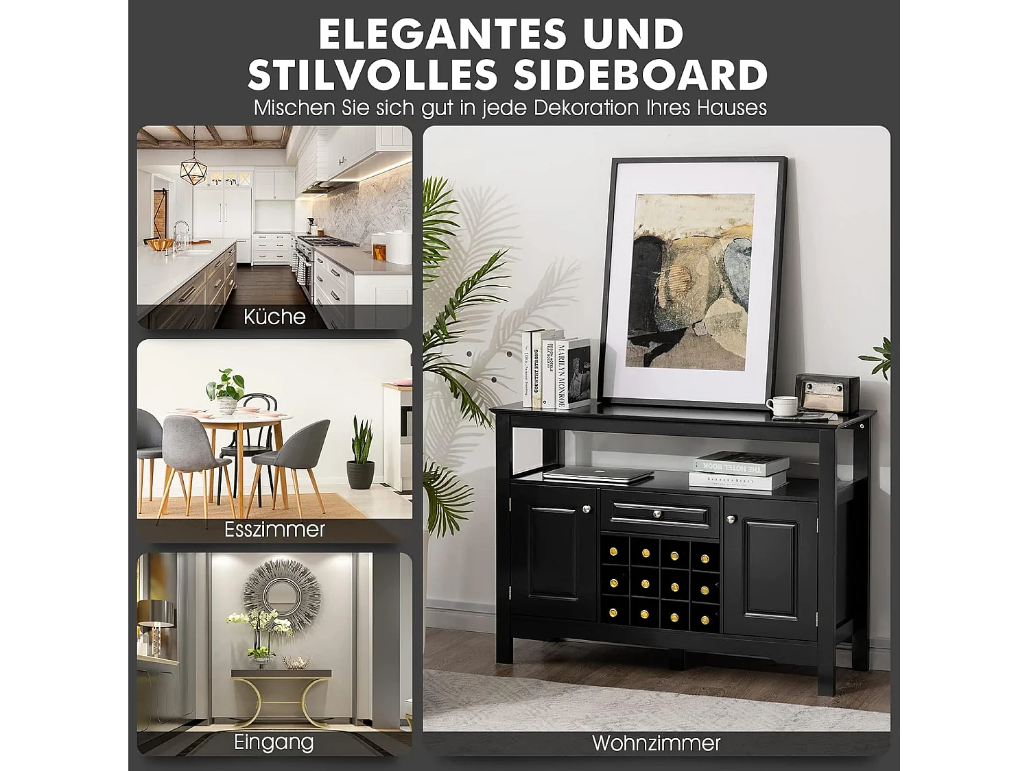 Sideboard Küchenschrank TI77237