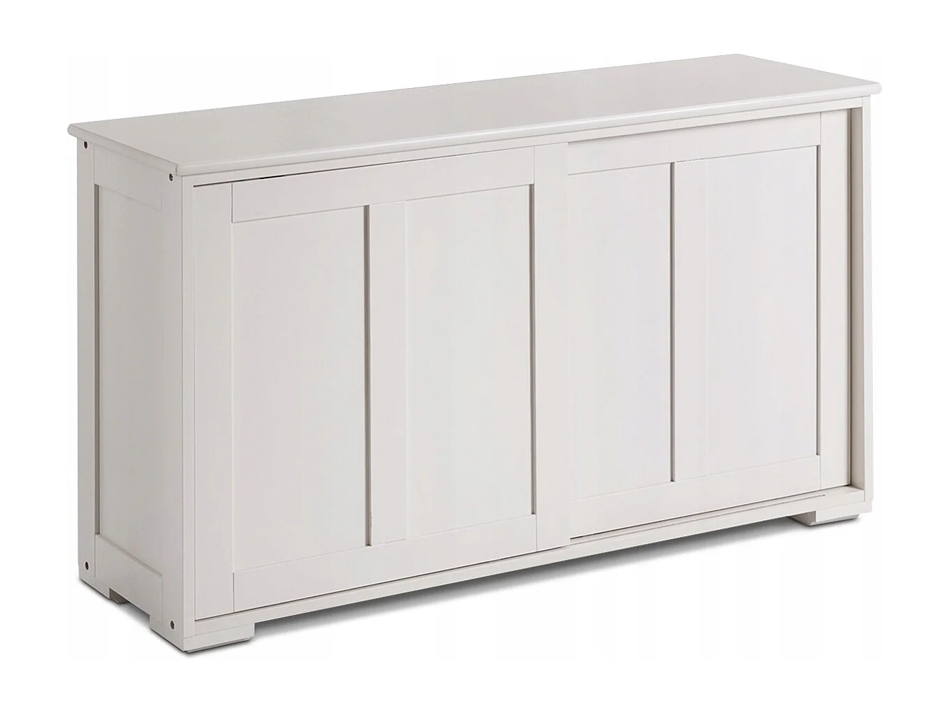 Armadietto da cucina a due porte scorrevoli Mobiletto in legno per bagno 106,7x33x60cm Beige