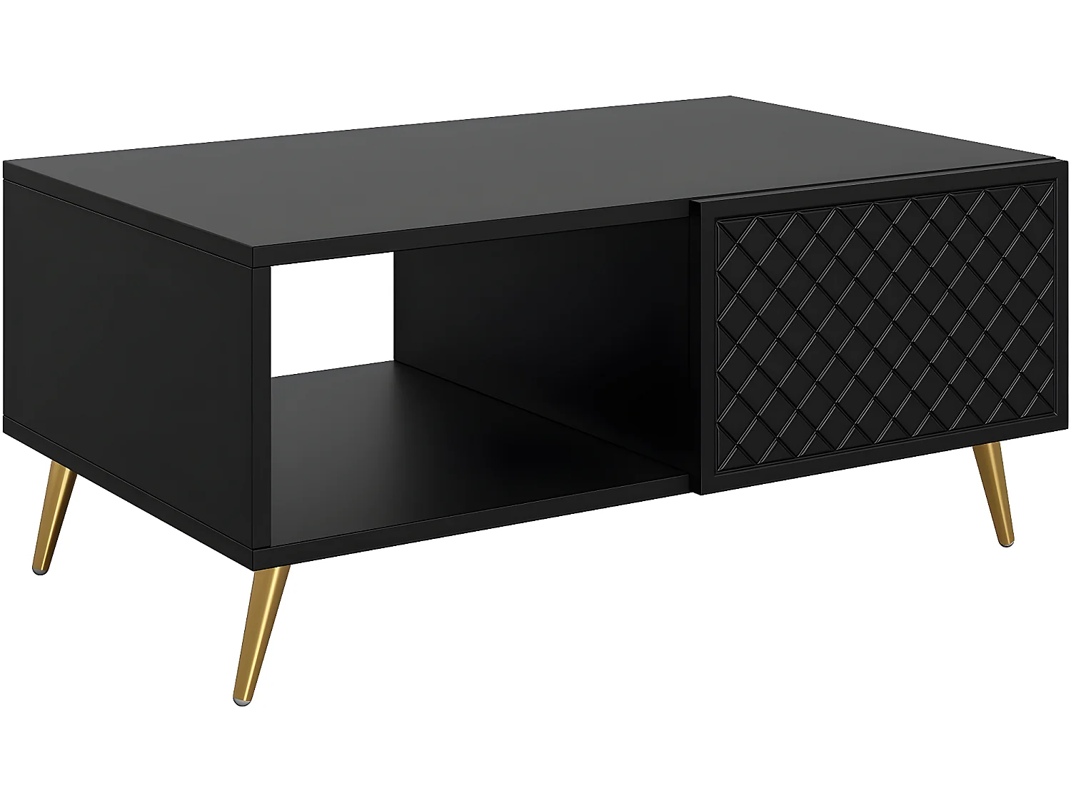 Table basse "Temerra " 99 x 62 x 45 cm - Noir