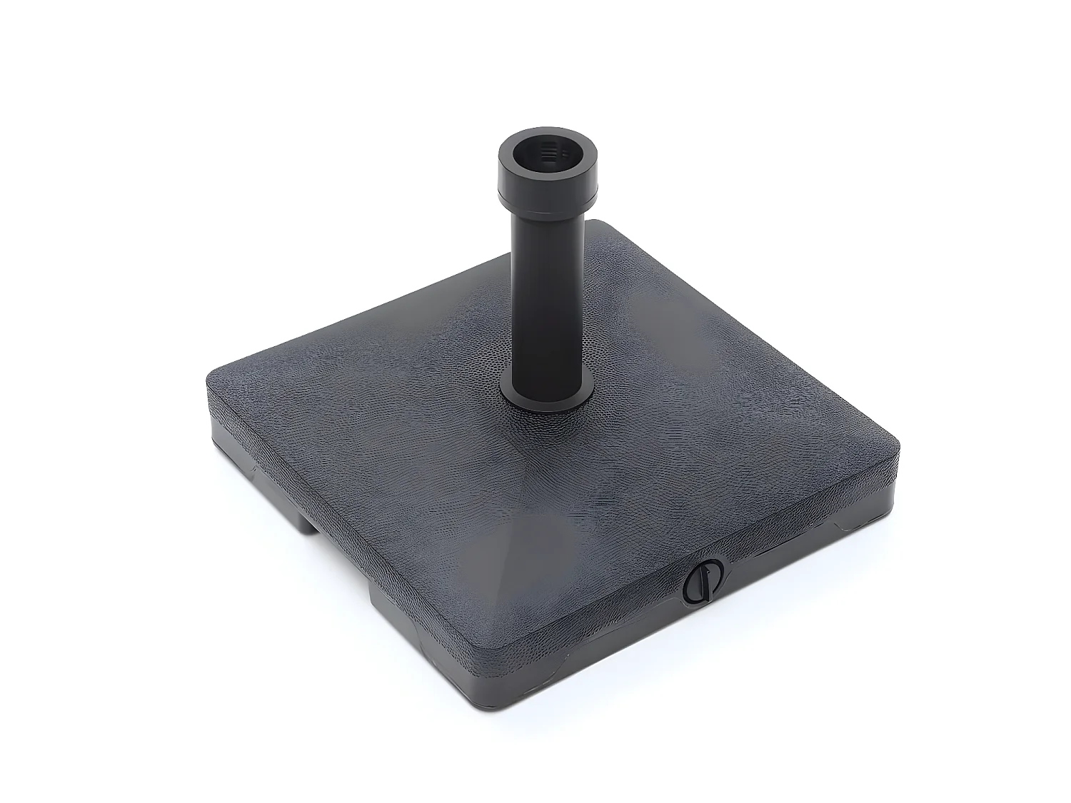 Base para guarda-sol com rodas - Preto 39,5 x 45 x 45 cm