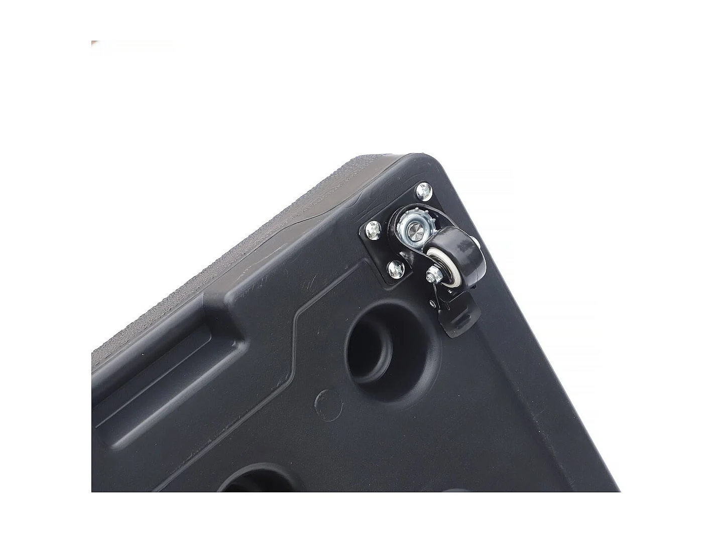 Parasolvoet met wielen vulbaar - Zwart