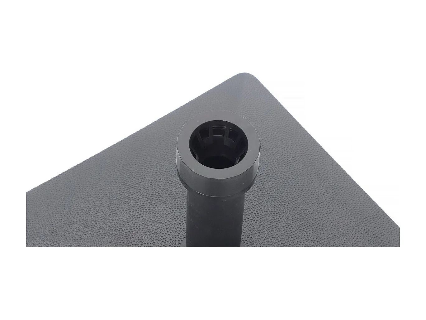 Parasolvoet met wielen vulbaar - Zwart