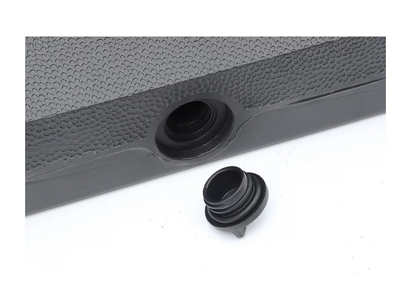 Parasolvoet met wielen vulbaar - Zwart