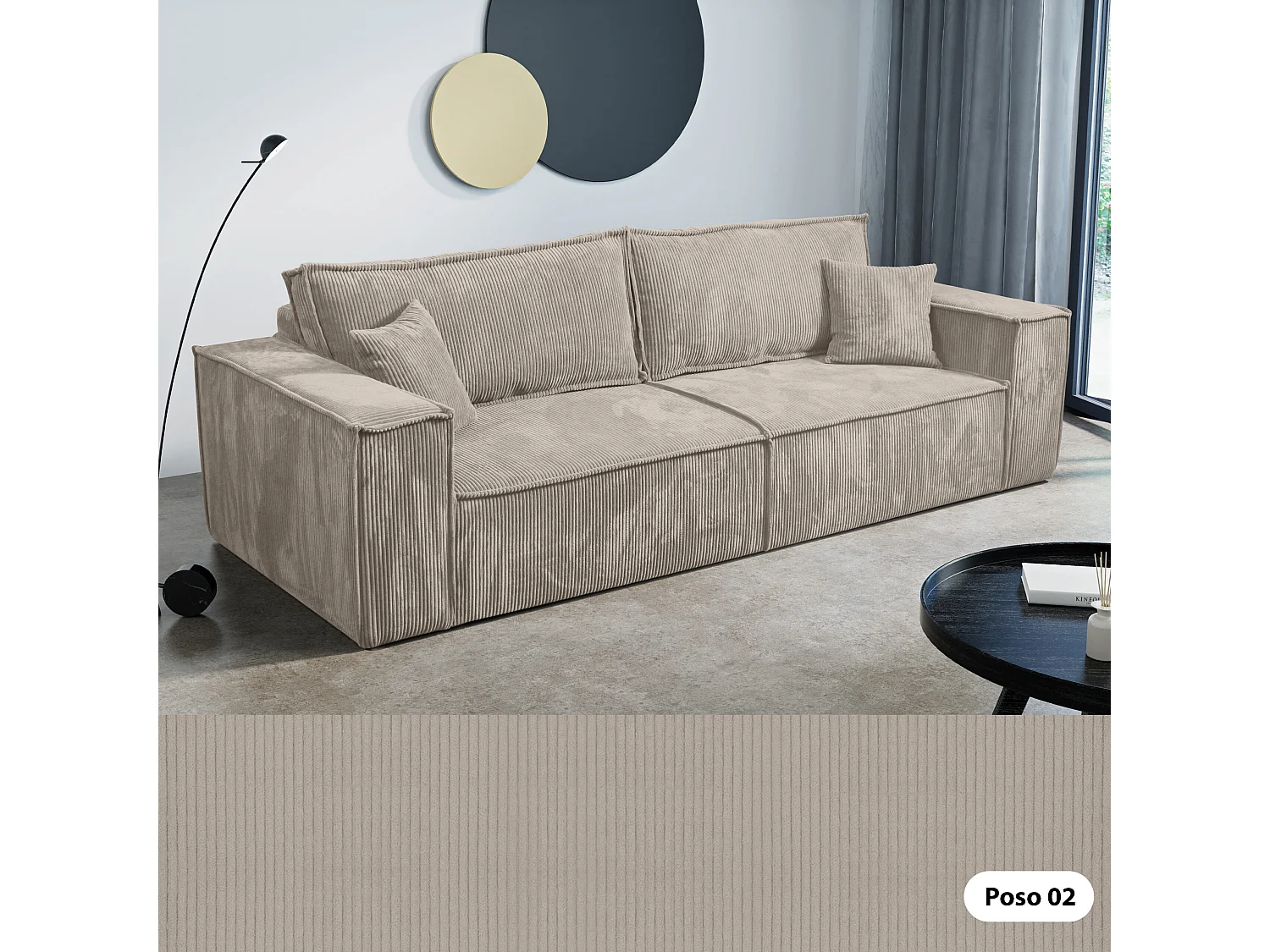 SCHLAFSOFA Sofa Bento Beige