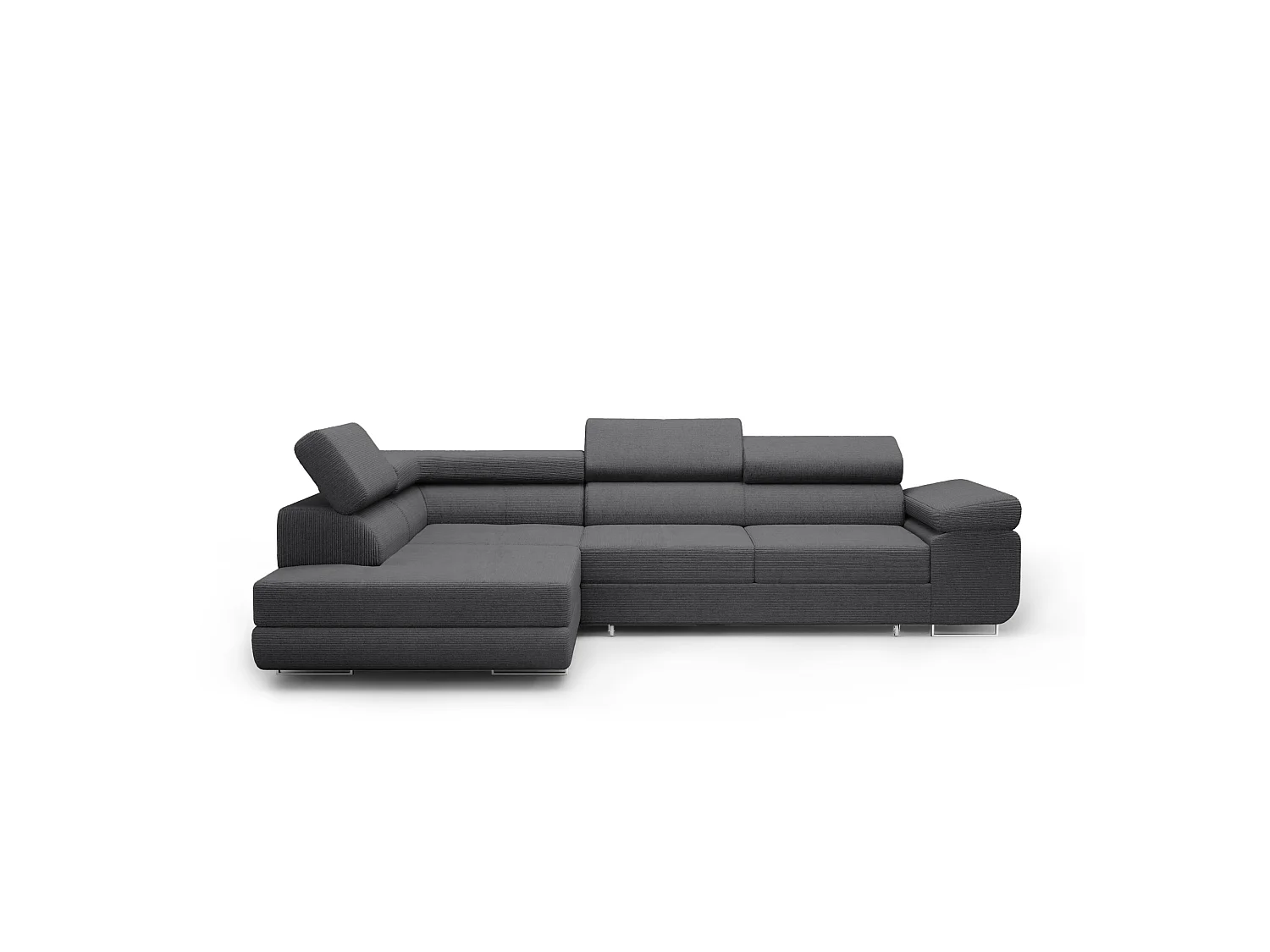 ECKSOFA Schlaffunktion Kosma Dunkelgrau (Poso 34)