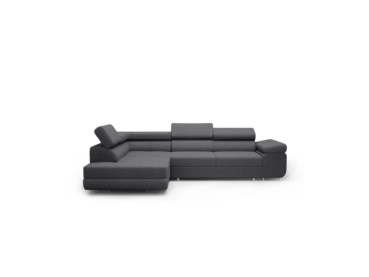 ECKSOFA Schlaffunktion Kosma Dunkelgrau (Poso 34)