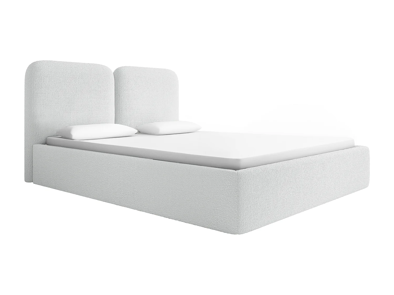 POLSTERBETT mit Bettkasten Molgan Creme 160x200 cm