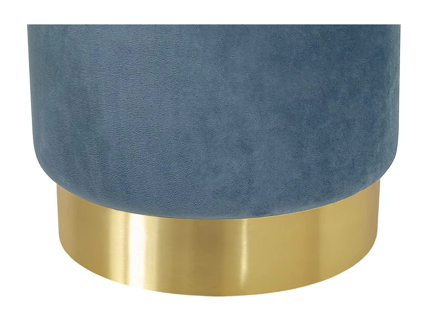 Pouf in velluto carta da zucchero, poggiapiedi mod. Zivago