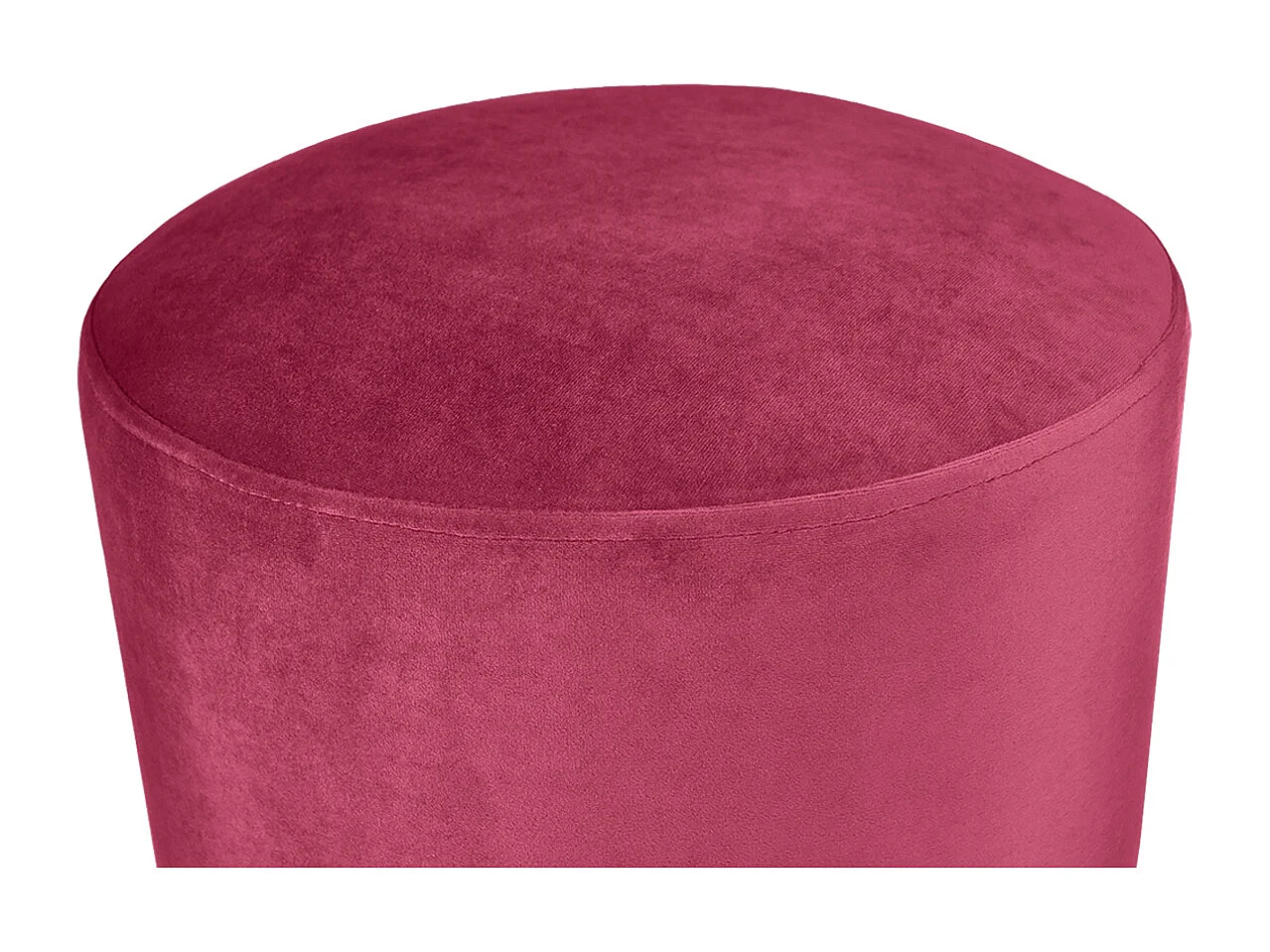 Pouf in velluto bordeaux, poggiapiedi mod. Zivago