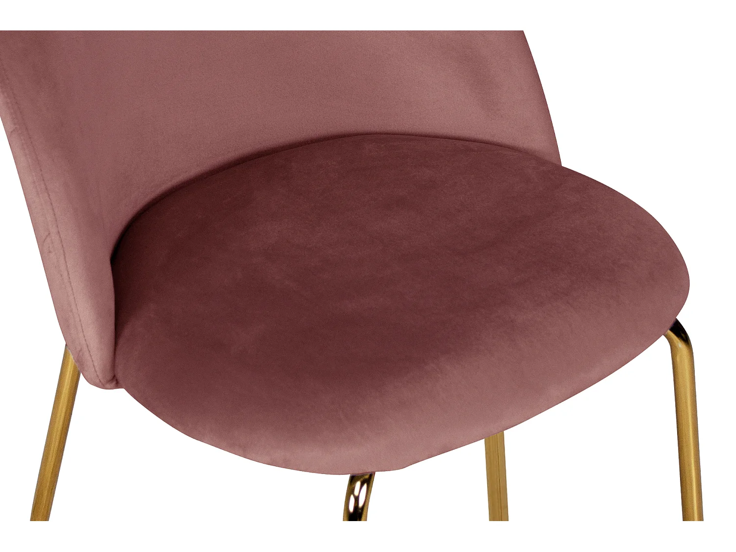 Sgabello cucina imbottito, sgabello alto in velluto rosso mattone mod. Nicole