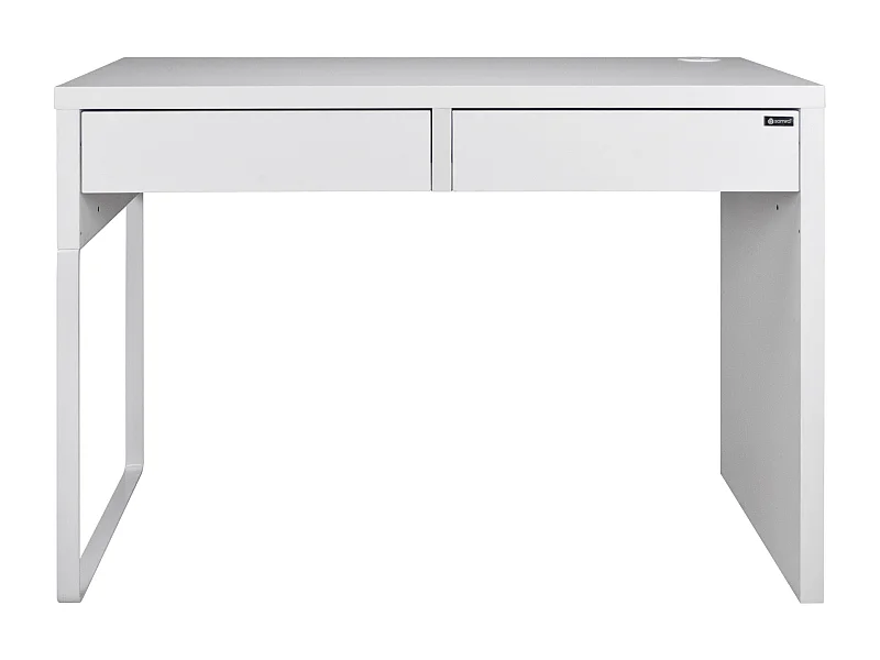 Scrivania per ufficio, scrivania con cassetti colore bianco mod. Iside