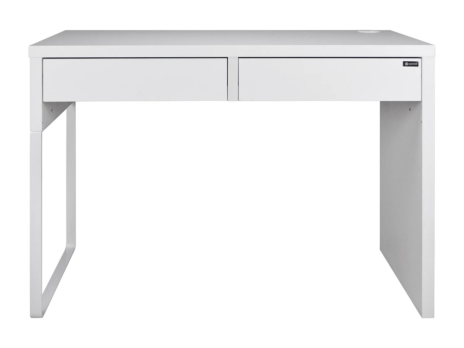 Scrivania per ufficio, scrivania con cassetti colore bianco mod. Iside