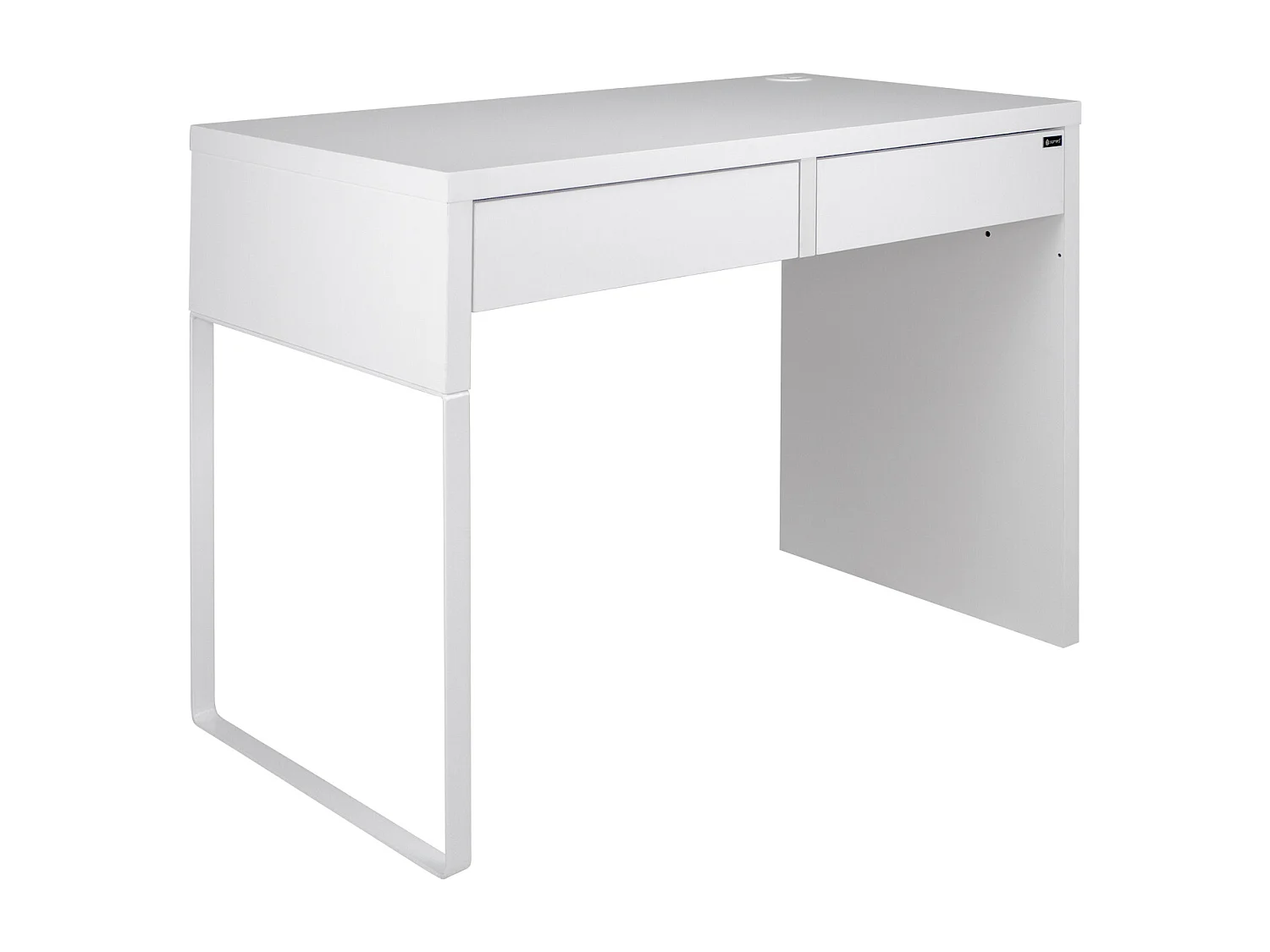 Scrivania per ufficio, scrivania con cassetti colore bianco mod. Iside