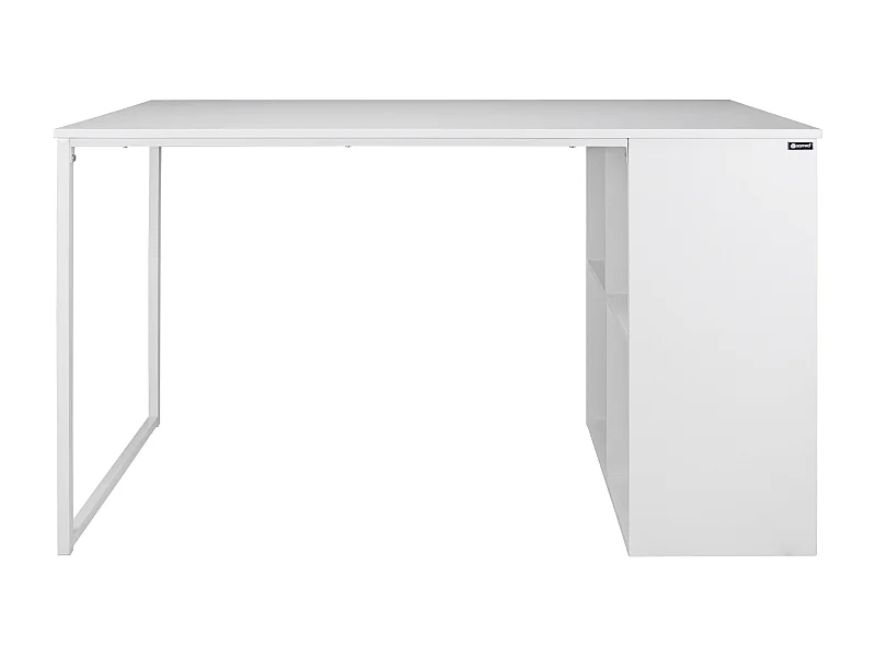 Scrivania per ufficio, scrivania con libreria colore bianco mod. Clio