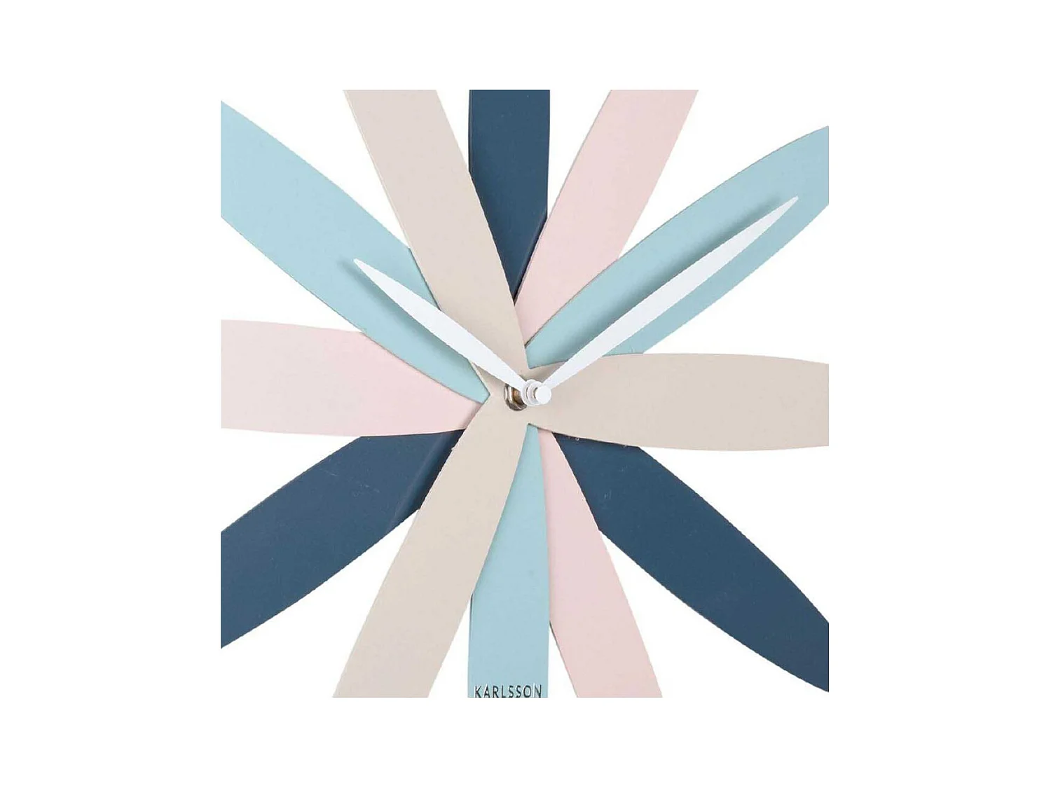 Wanduhr Bloom - Rosa - Ø45cm
