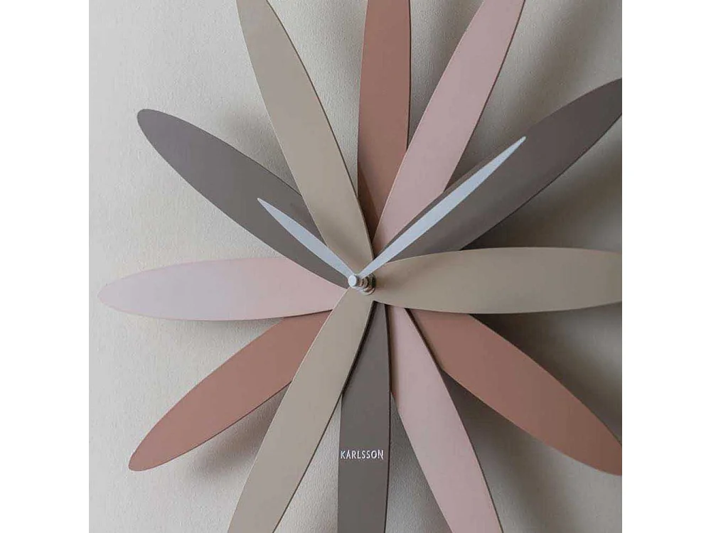 Horloge murale en métal Bloom