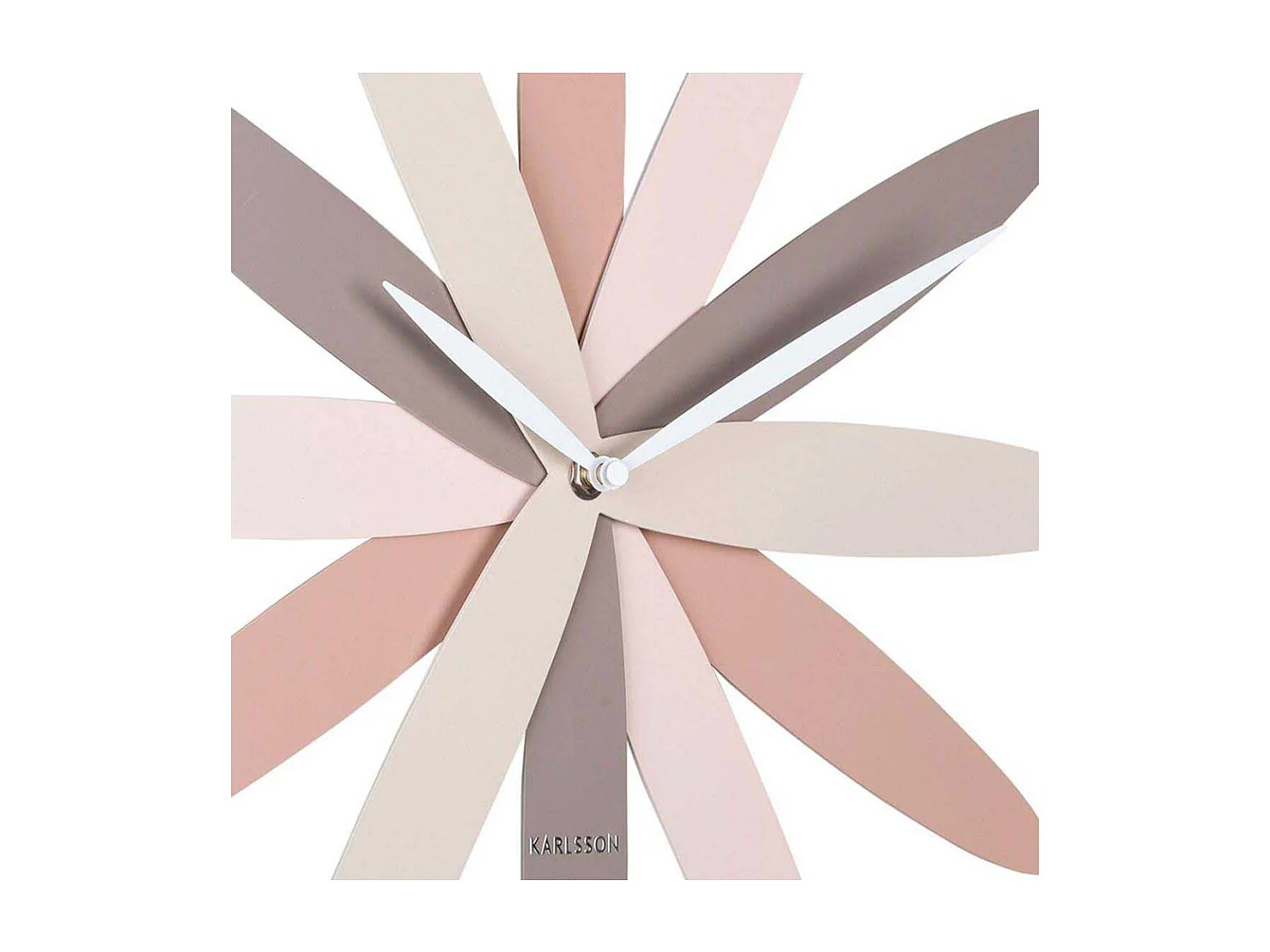 Horloge murale en métal Bloom