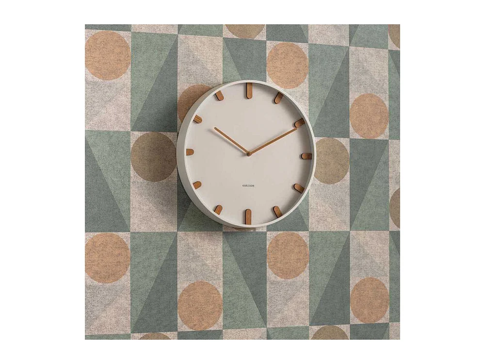 Wanduhr Grace - Weiß - Ø40cm