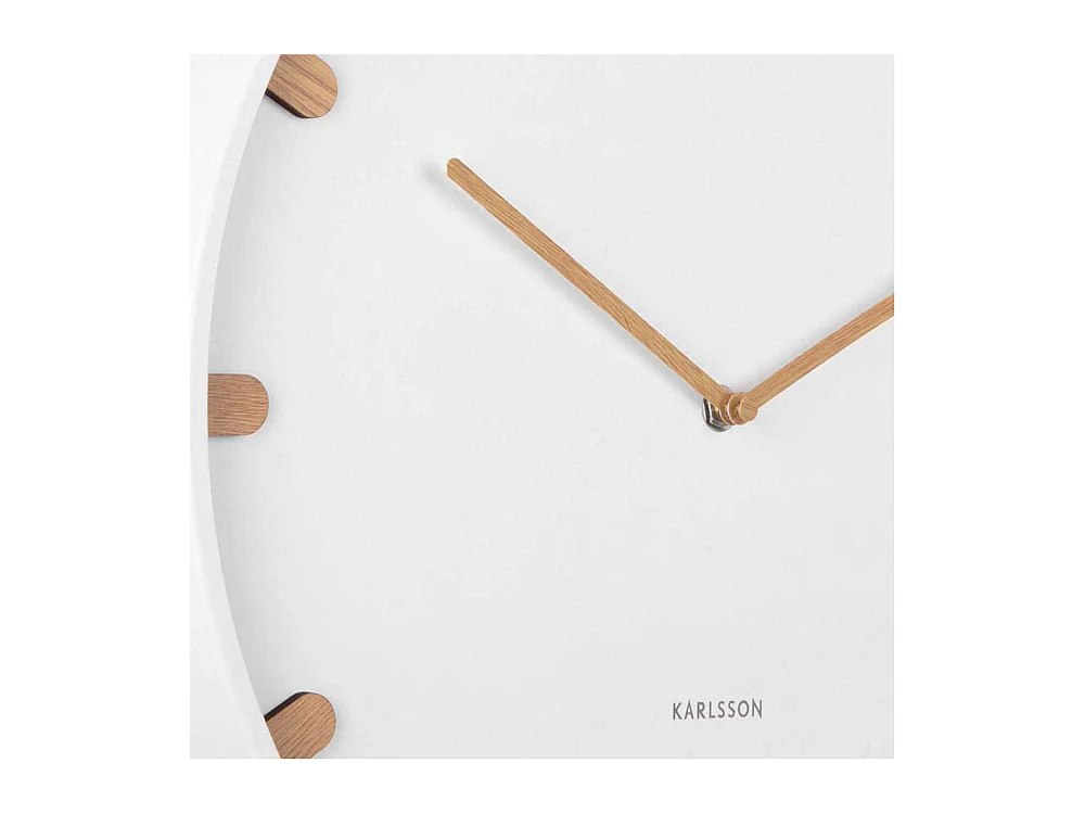 Wanduhr Grace - Weiß - Ø40cm