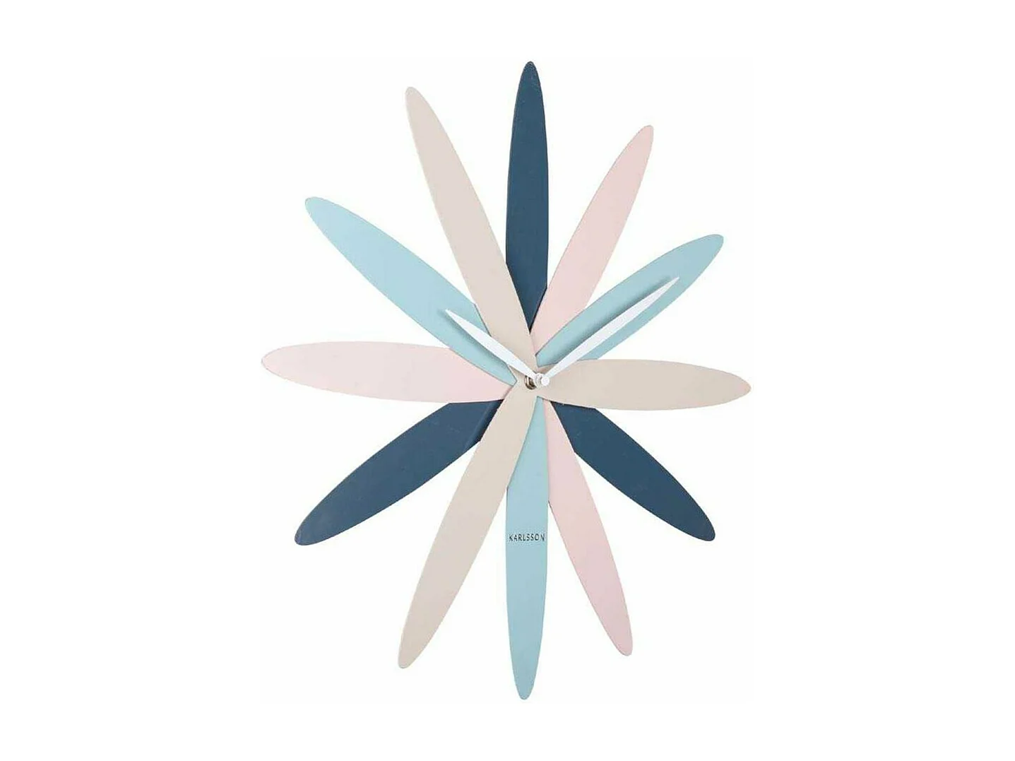 Zegar ścienny Bloom - Wielokolorowy - Ø45cm