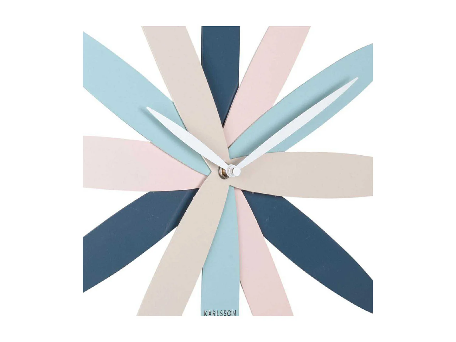 Zegar ścienny Bloom - Wielokolorowy - Ø45cm