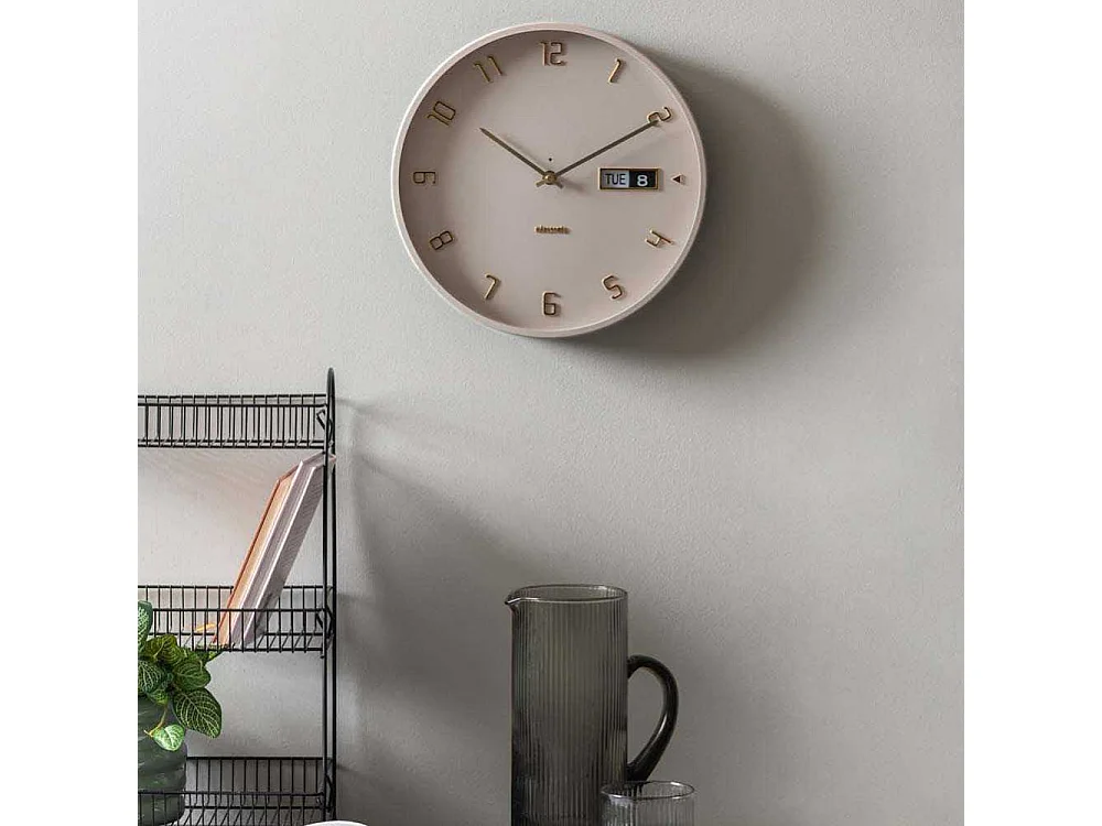 Horloge murale en aluminium Flip