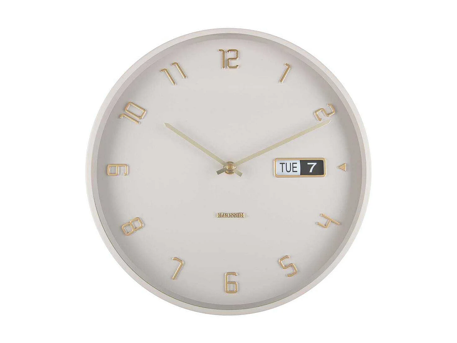 Horloge murale en aluminium Flip