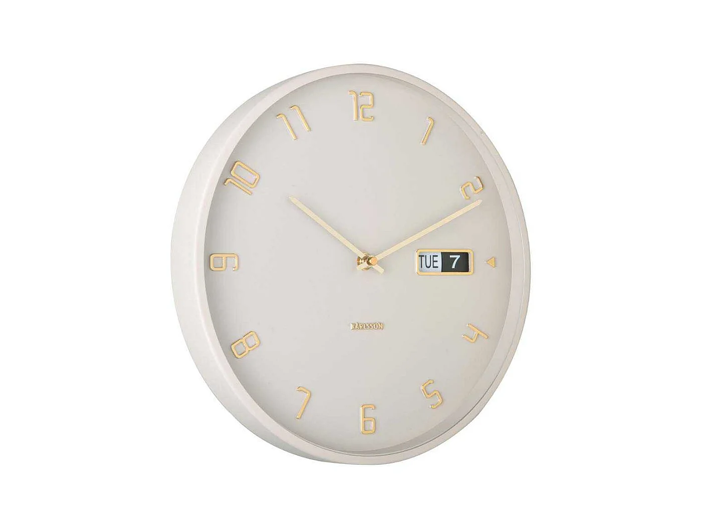 Horloge murale en aluminium Flip