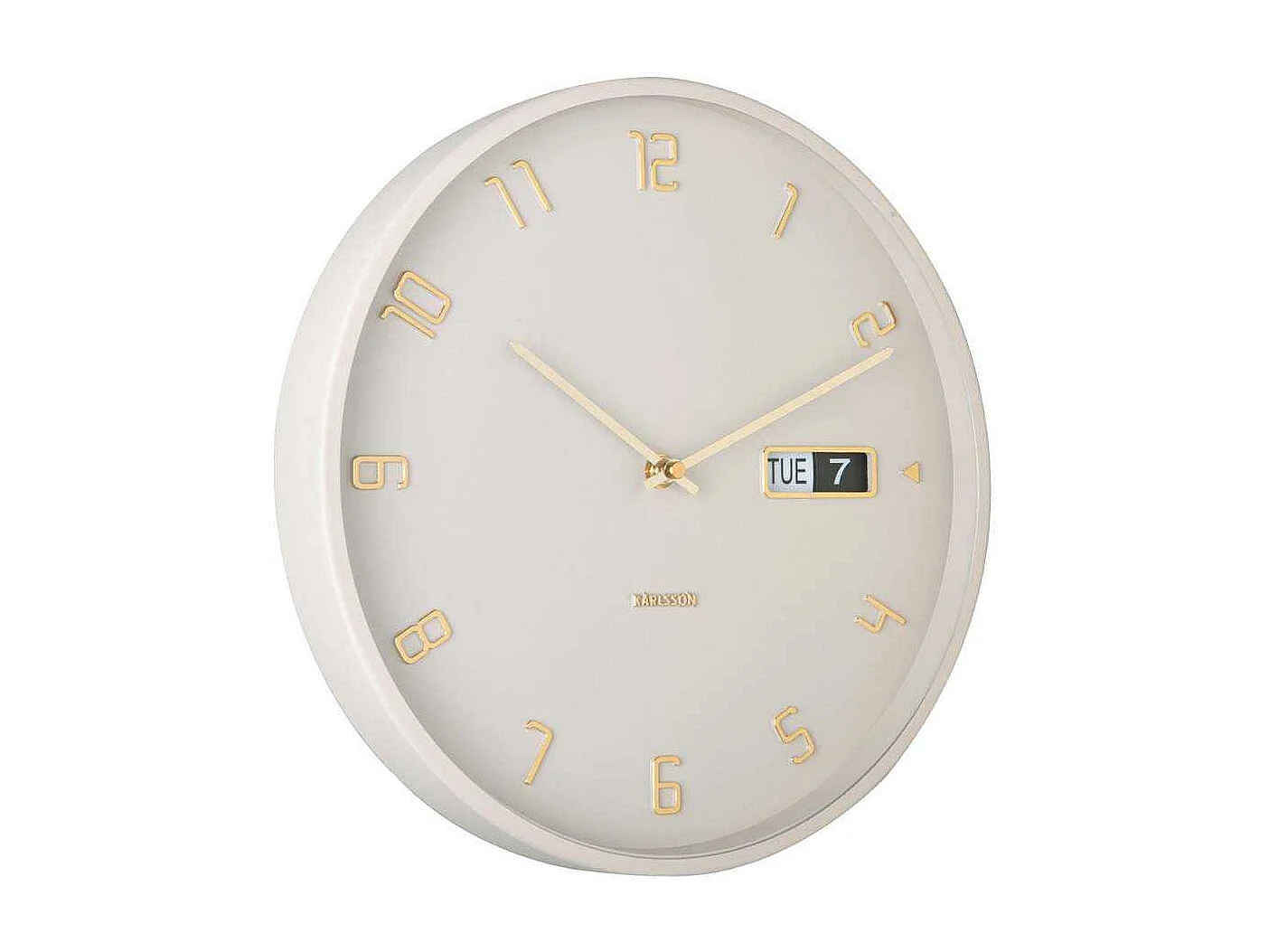 Horloge murale en aluminium Flip