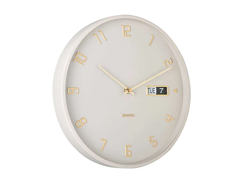 Horloge murale en aluminium Flip