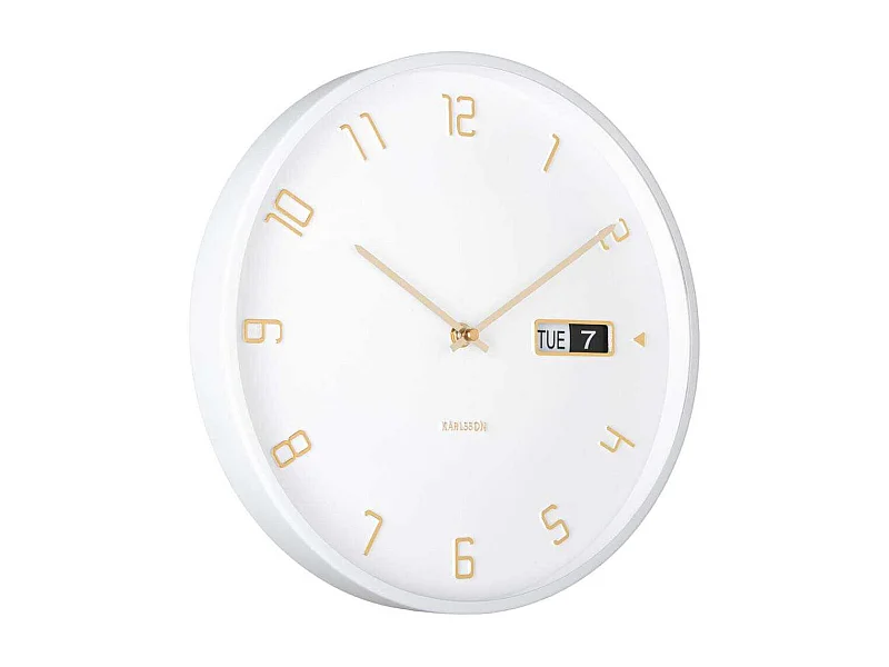 Horloge murale en aluminium Flip