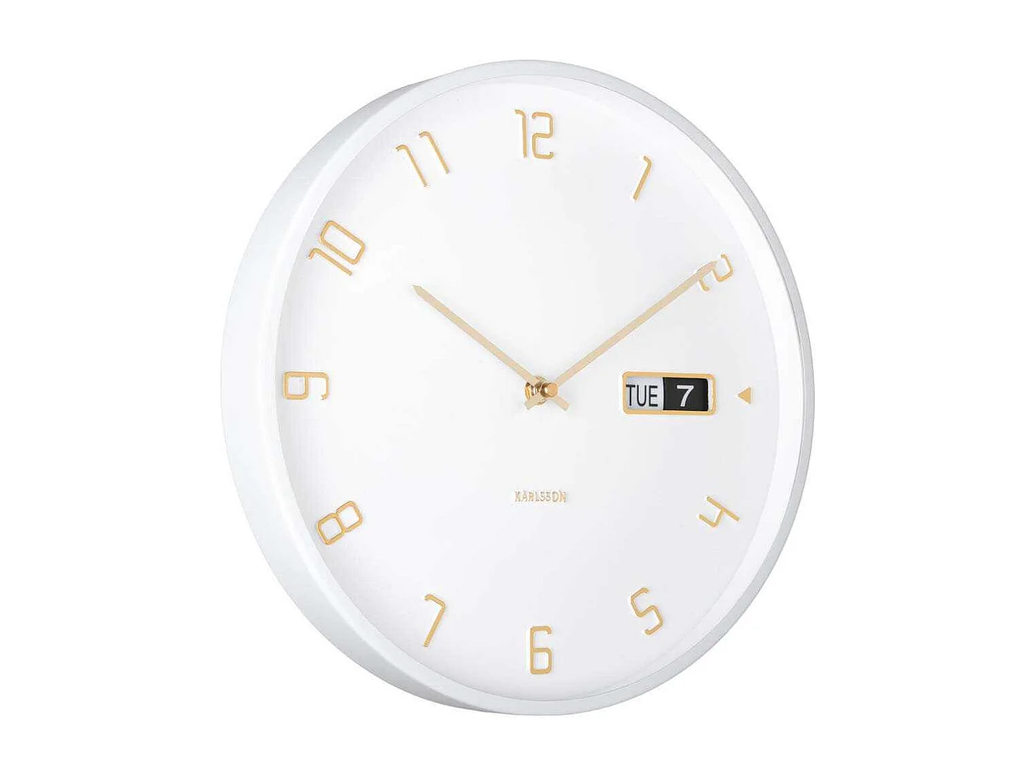 Horloge murale en aluminium Flip