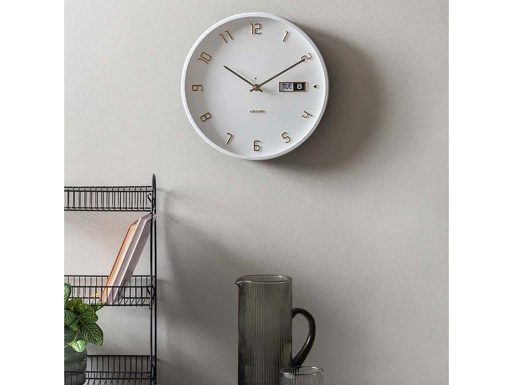 Horloge murale en aluminium Flip