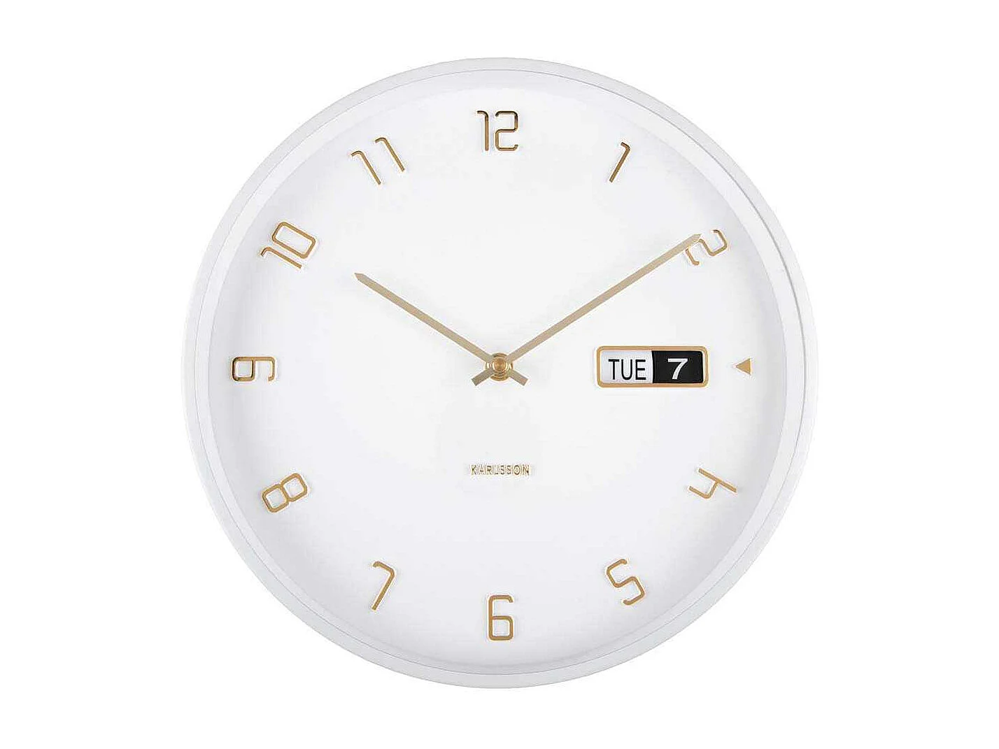 Horloge murale en aluminium Flip