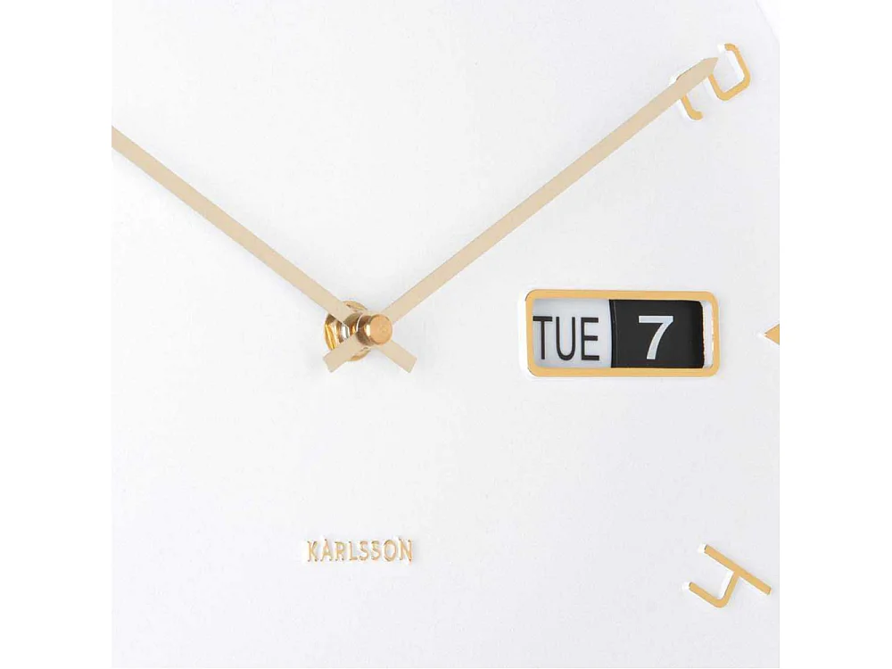 Horloge murale en aluminium Flip