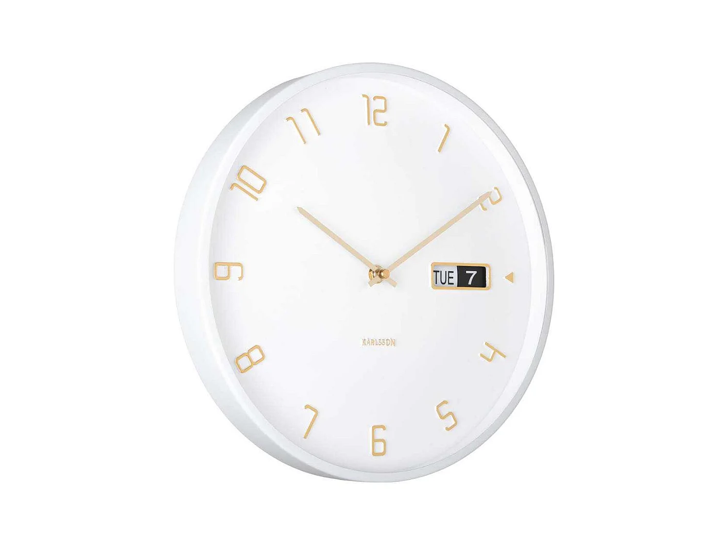 Horloge murale en aluminium Flip