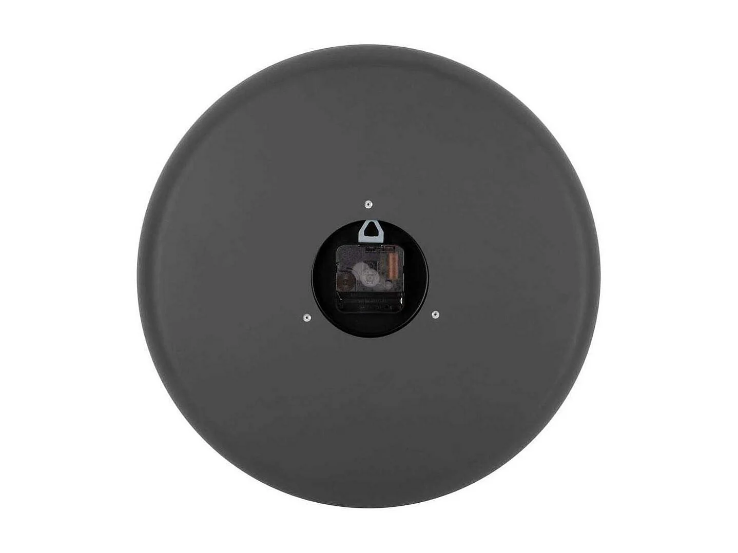 Horloge mural en métal Dual Disc Gris foncé