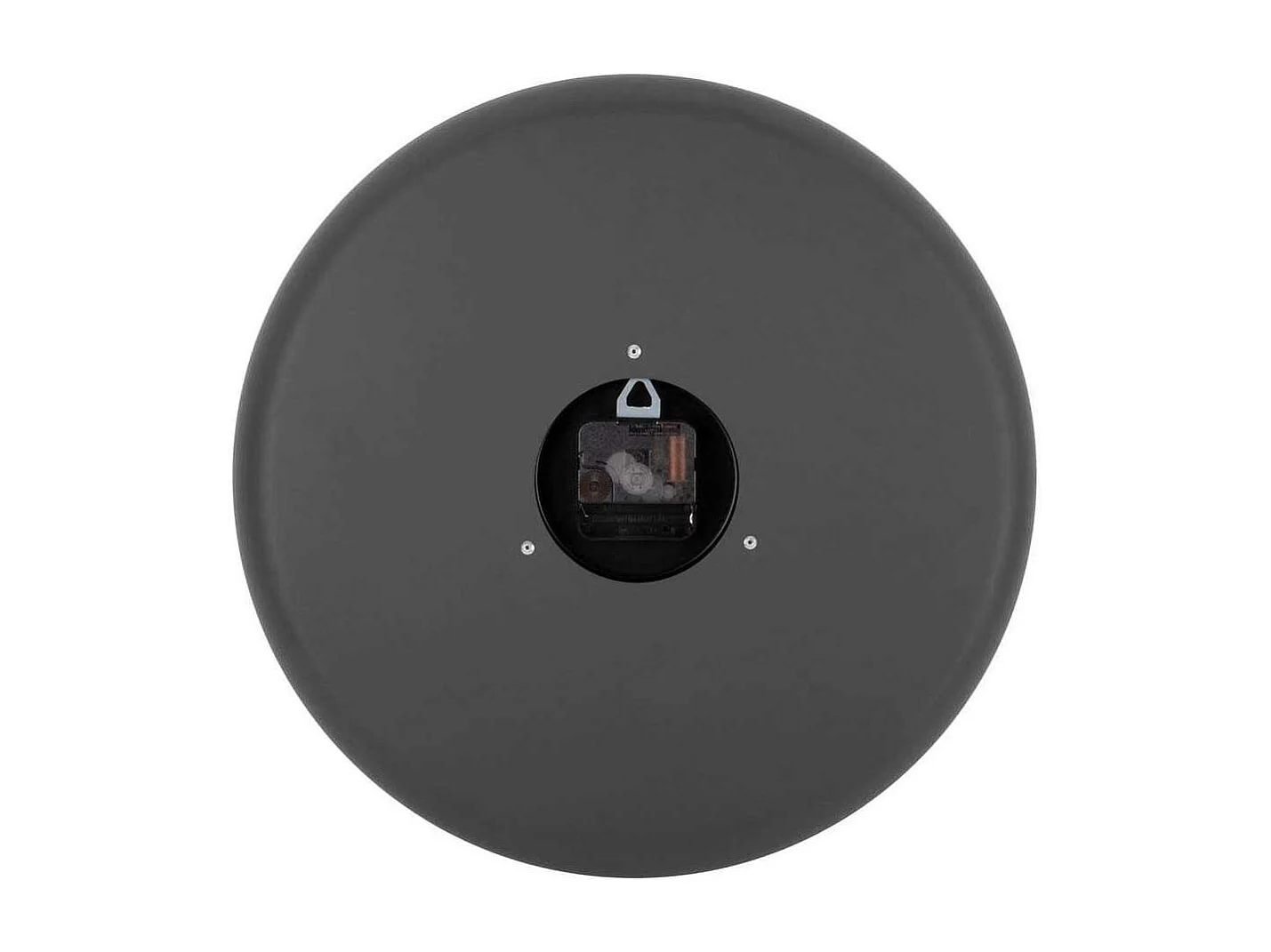 Horloge mural en métal Dual Disc Gris foncé