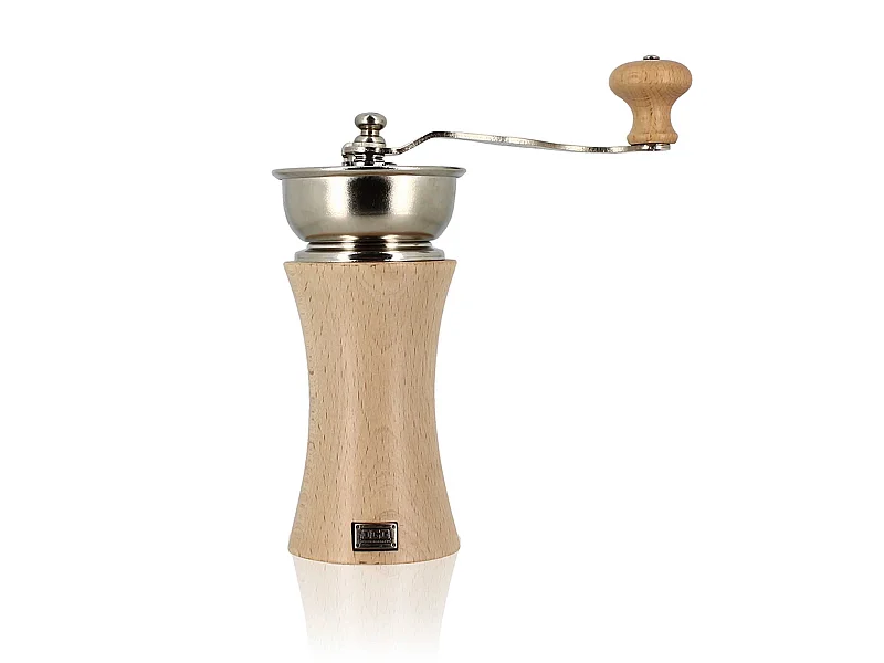 Ogo Living - Moulin A Cafe Manivelle En Bois De Hetre 21.5cm