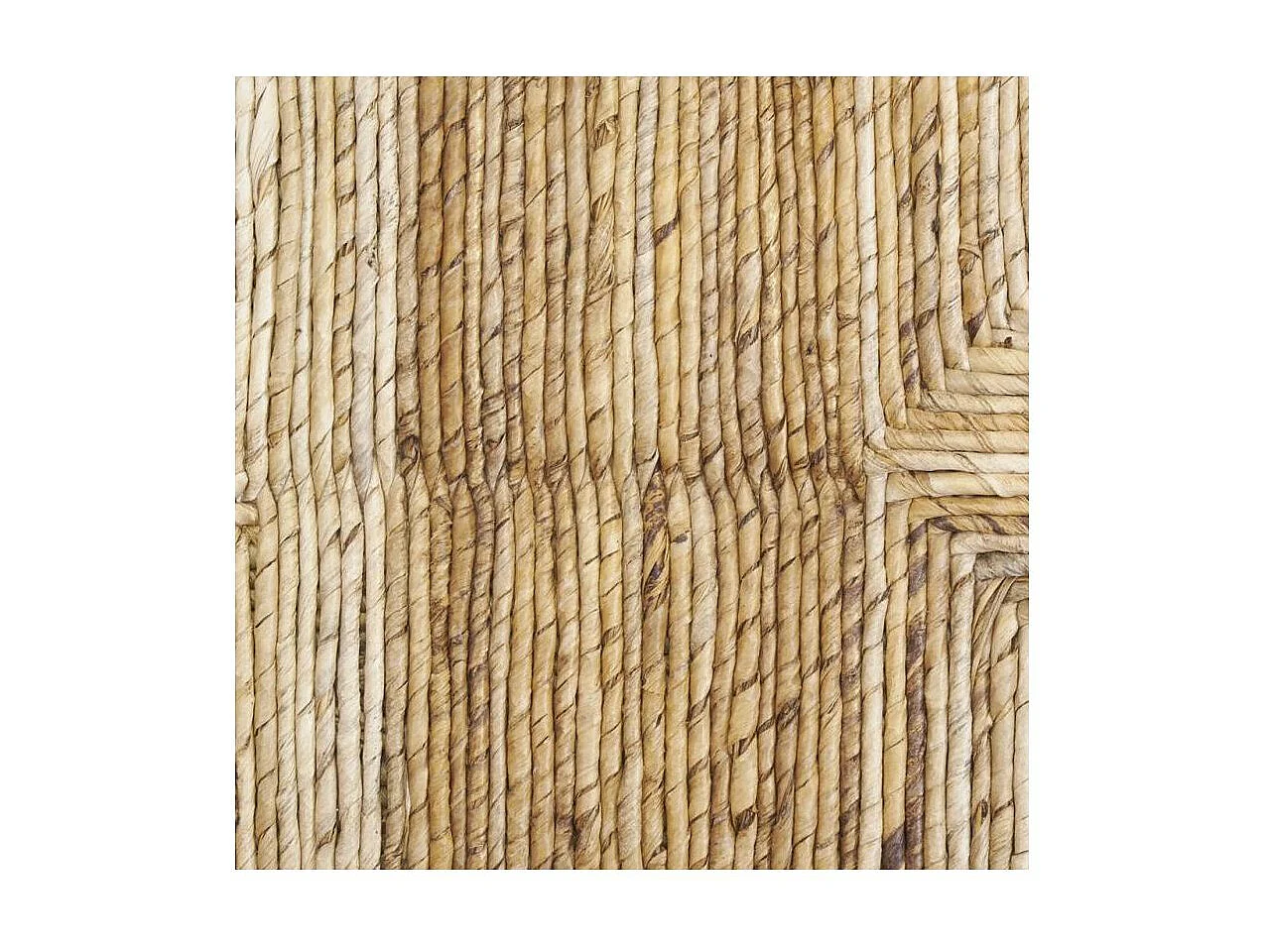 Fauteuil bas en teck naturel et bananier