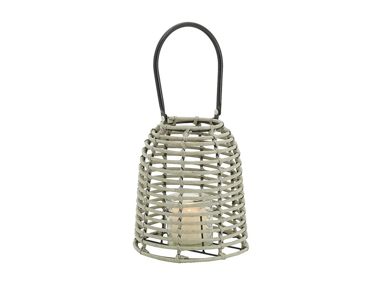 Lanterne d'extérieur en résine grise Petit modèle