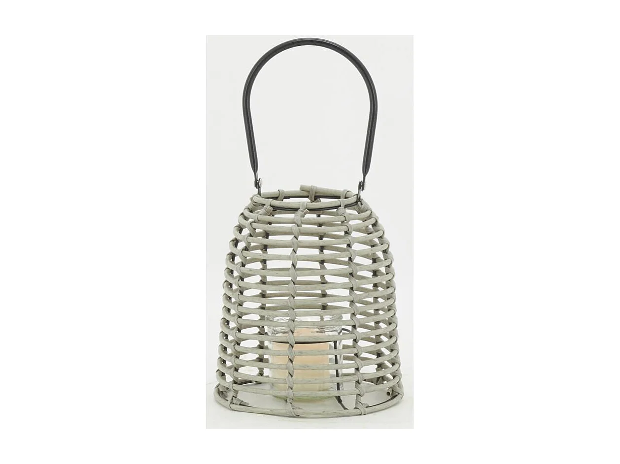 Lanterne d'extérieur en résine grise Petit modèle