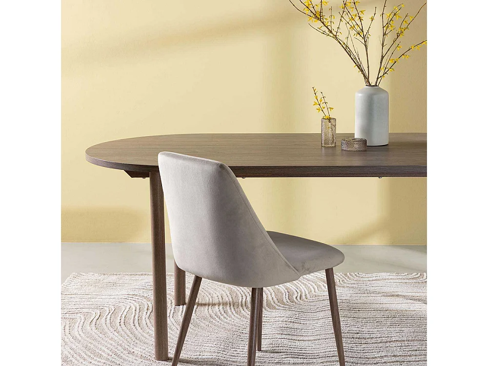 Andy eetkamertafel 90x180cm naturel.