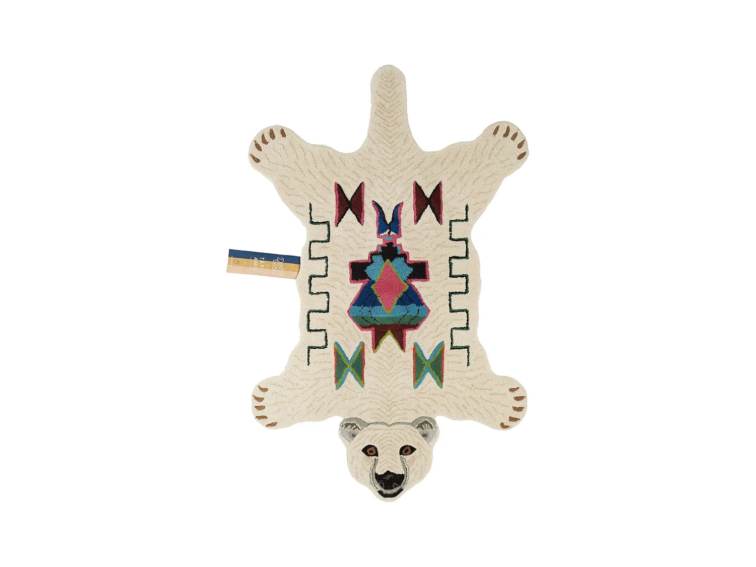 Grand tapis en laine Ours