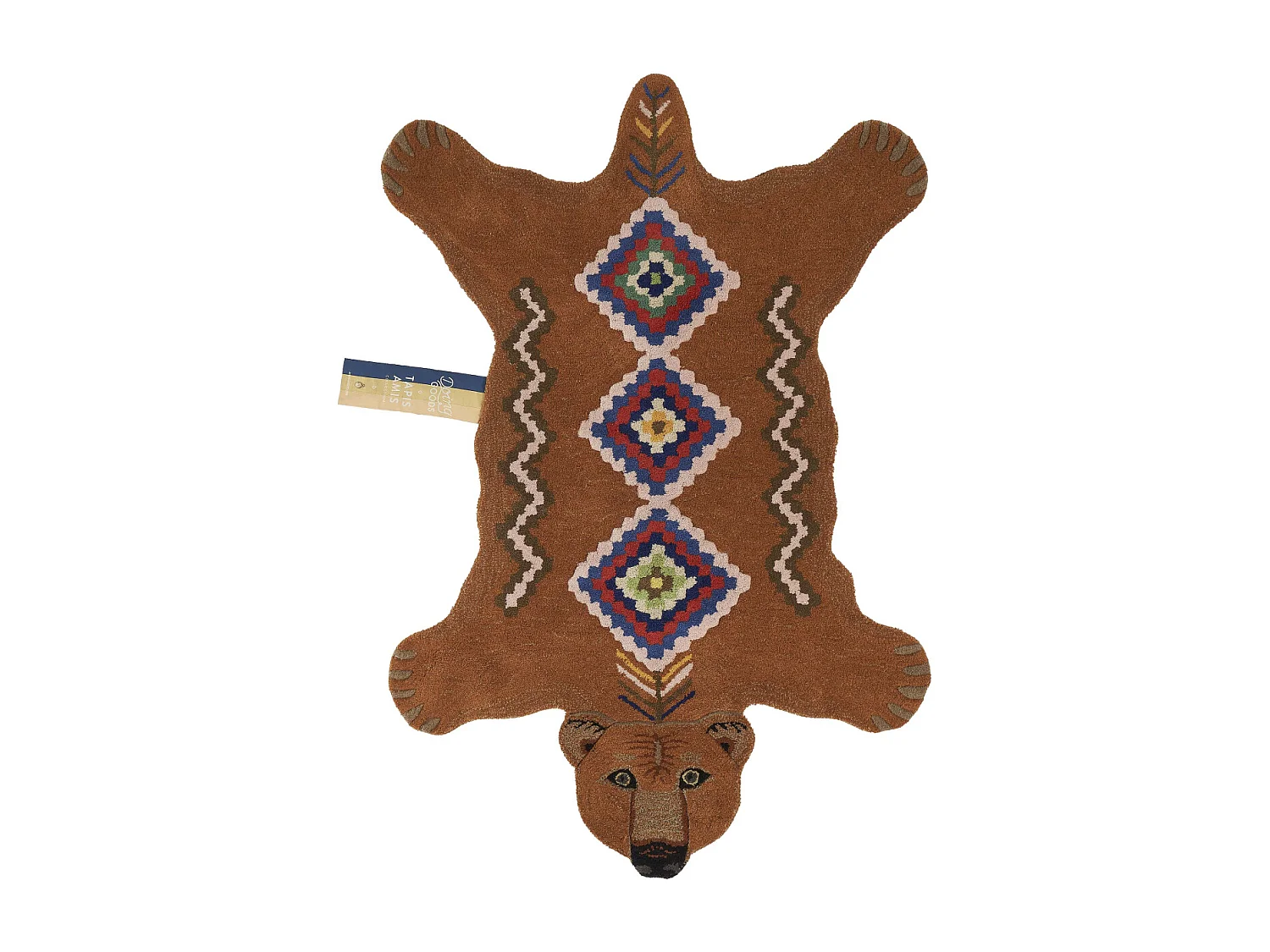 Grand tapis en laine Ours