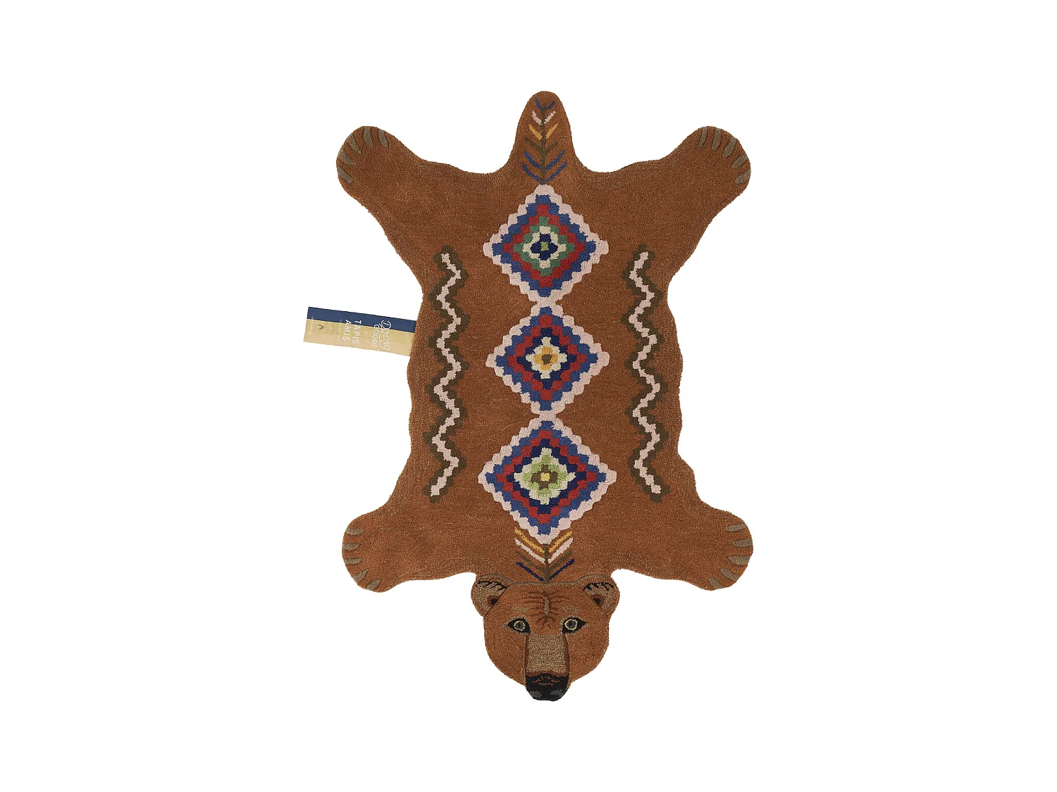 Grand tapis en laine Ours