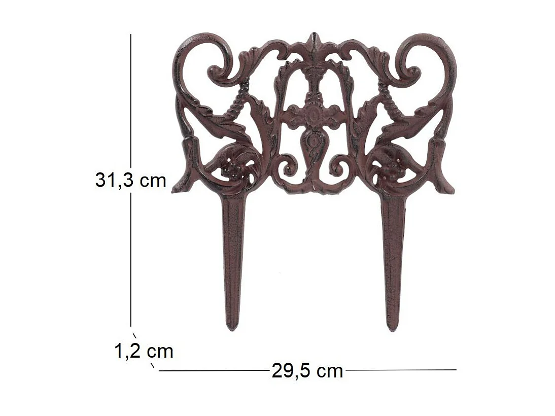 Bordurette en fonte Elegance Lot de 10
